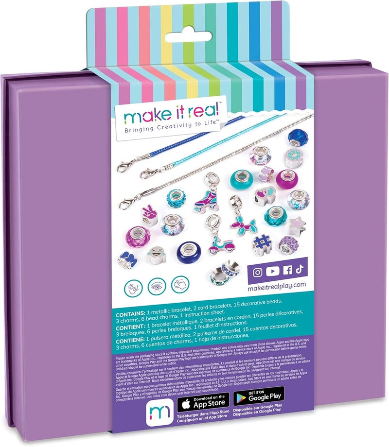 Make It Real مجموعة صنع المجوهرات للأطفال 1721 من ميك إت ريال، متعددة الألوان - Image 2